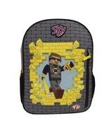 Sky Tube Heroes Backpack 16&quot; Large Full Size School Travel Minecraft Budder - $411.68 MXN