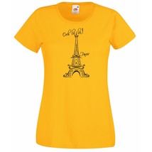 Womens T-Shirt Eiffel Tower Quote &quot;Ooh La La Paris&quot; France Sightseeing Tee Shirt - £18.50 GBP