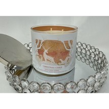 Htf -1 Bath &amp; Body Works Christmas Cider Large 3-Wick Candle 14.5 Oz -Limited - £35.61 GBP