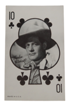 1940&#39;s Arcade Machine Mutoscope Card Western Star Charles Starrett - $9.99