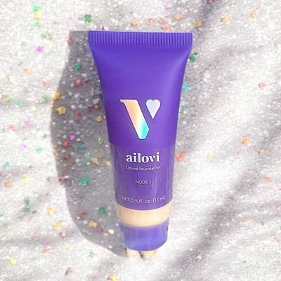 AILOVI Soft Matte Foundation In NUDE 1  2 0.5 fl oz NWOB &amp; Sealed - $14.84