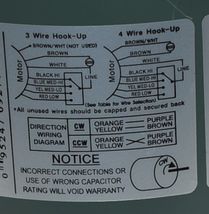 DiversiTech WG840464 Direct Drive Furnace Blower Motor Extra Long Wires image 7
