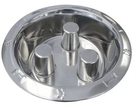 MPP Dog Dishes Stainless Steel Slow Feeder Bowls Standard No Tip or Embossed (St - £15.20 GBP+