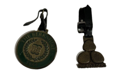 Vintage Golf Bag-Tags The Berkshire The Boulder Leather Straps - £12.51 GBP