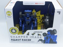 Robot Racer Car Remote Control Sharper Image Transformer Wireless RC NEW - £13.68 GBP