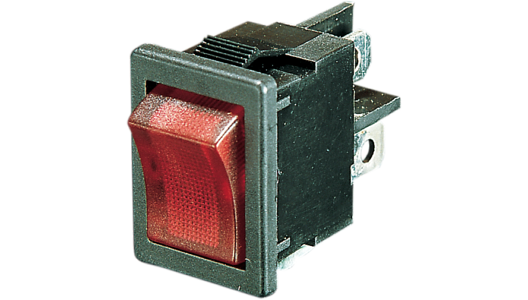 Drag Specialties Lighted Rocker Switch On/Off Red DS-272147 Fits Many Consoles - $4.95