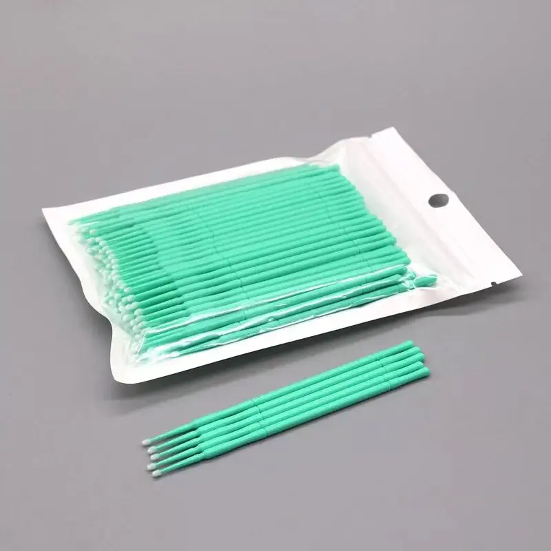 Ton swabs eyelash brushes cleaning swab natural eyelashes remover tattoo microbrush kit thumb200