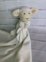 Little Jellycat Lamb Sheep Lovey Security Blanket Nunu Baby Plush Toy Cream - £19.38 GBP