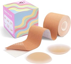 NEW Boob Tape, Boobytape For Breast Lift l Sweat-proof, Skin-friendly Cover Past - £7.62 GBP