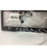 2 1PCS TESLA  License Plate Frame Tag Cover Black - $13.00