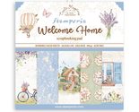 Stamperia Double-Sided Paper Pad 12&quot;X12&quot; 10/Pkg-Create Happiness Welcome... - $16.99