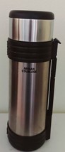 VINTAGE Nissan Stainless Steel Thermos Collectible Hot/Cold Travel Camping  - £31.07 GBP