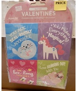 Glitter Valentines You Choose Type 28 each 2 3/4&quot; x 3 3/8&quot; For Classroom... - £1.91 GBP