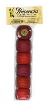 Presencia Pearl Cotton Size 12 Thread Sampler Pack Scarlet - £22.10 GBP