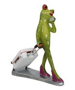 Airport Sky Traveler Lady Frog Wearing Red Heels And Pulling A Suitcase ... - €23,04 EUR