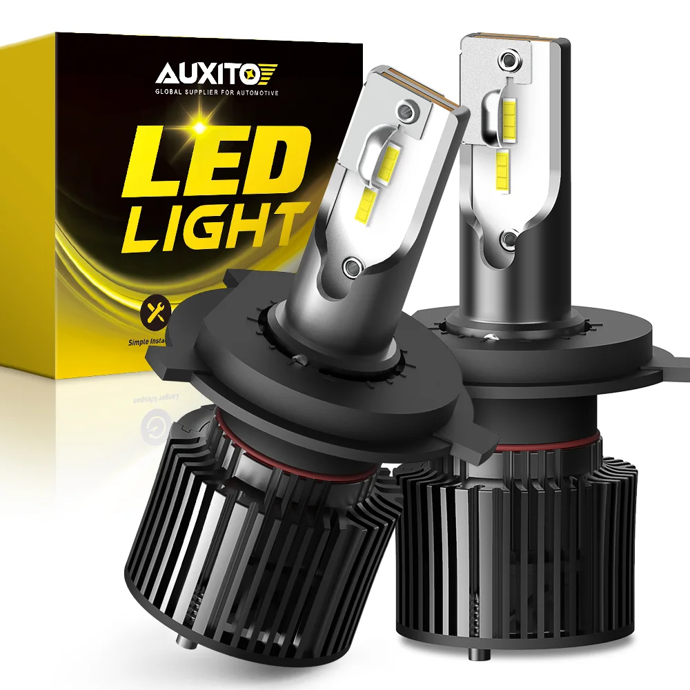 Auxito 2pcs h4 9003 hb2 led car headlight bulb high and low beam turbo h4 led thumb200