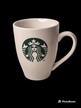  Starbucks 2011  Coffee Mug Cup White Classic Green Mermaid Logo 16 oz - £8.56 GBP