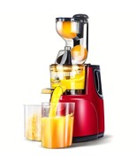 Multi Functional Red Automatic Juicer, Household Juicer and Juice Separator - $55.99