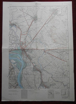 1957 Military Topographic Map Belgrade Beograd Pancevo Serbia Yugoslavia... - $51.14