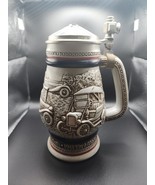 Avon 1979 Beer Stein with 1910 Stanley Steamer, 1911 Ford Model-T, 1936 MG - $24.48 CAD