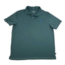 Tommy Bahama XL Islandzone 37.5 Green Polo Shirt Blue Logo - £18.15 GBP