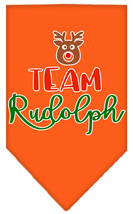 Team Rudolph Screen Print Bandana Orange Small - £9.06 GBP