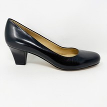 Trotters Signature Womens Black Leather Heel Pump, Size 7.5 - $37.57