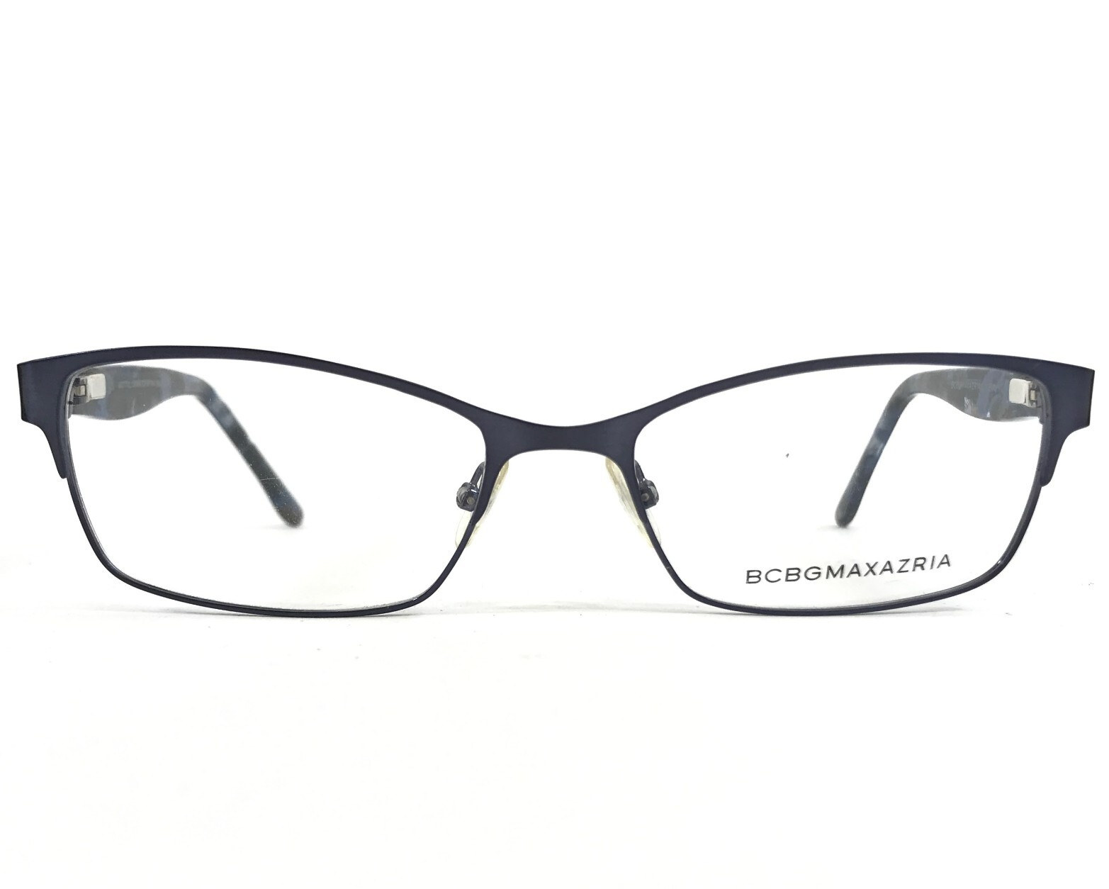 BCBGMAXAZRIA Brille Rahmen BRYNN BLUE SLATE Cat Eye Kompletter Rand 54-1... - $39.94