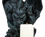 Ebros Whitechapel Manor Gargoyle Candle Holder Wall Sconce Plaque Sculpt... - £56.87 GBP
