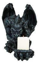 Ebros Whitechapel Manor Gargoyle Candle Holder Wall Sconce Plaque Sculpt... - £57.22 GBP