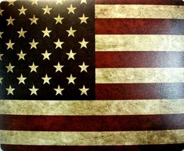 Rustic American Flag Mouse Pad - $8.99