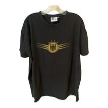 MoonWorks Germany Eagle Graphic T-Shirt 2XL Black Gold - $19.80