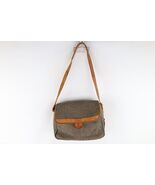 Vintage 70s 80s Streetwear Distressed Wool Tweed Leather Messenger Bag B... - $1,277.46 MXN