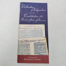 Vintage Declaration of Independence &amp; Constitution of United States Booklet - $13.10