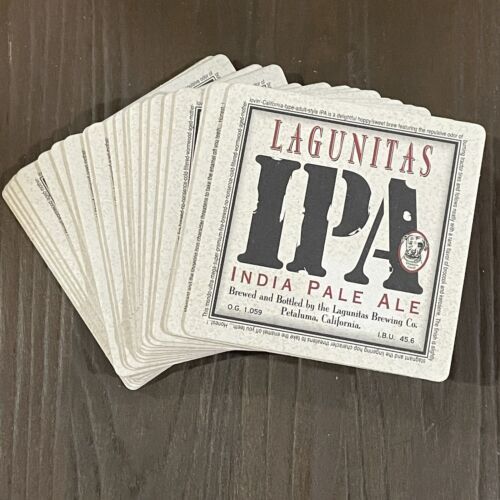 Primary image for Lagunitas Brewing Co Beer IPA INDIA ALE Coasters Petaluma, CA Lot Set Of 21 New