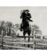 Theodore Roosevelt Horseback Jumping Print 1919 President Collectibles D... - $35.14 CAD