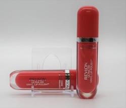 Lot of 2 Revlon Ultra HD Vinyl Lip Polish Vinyl Gloss #920 Power Up Lip Gloss - £8.71 GBP