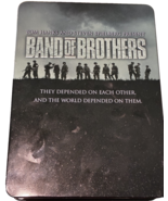 Band of Brothers HBO Series 6 Disc DVD Set Collector Metal Box WW2 Milit... - $14.11