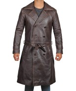 WATCHMEN RORSCHACH EARLE HALEY JACKIE LEATHER COAT - ALL SIZES AVAILABLE - £125.08 GBP