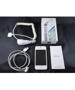 Used Pre-Owned Apple iPhone 4s White 16GB With Original Box, and Chargers - $79.99