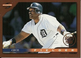 1996 Score Dugout Collection Artists Proof Cecil Fielder 62A Tigers - £1.58 GBP