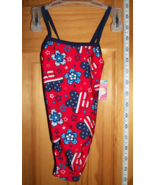 Fashion Gift Baby Clothes 12M Op Swimsuit Bathing Suit Red Patriotic Swi... - $19.53 CAD