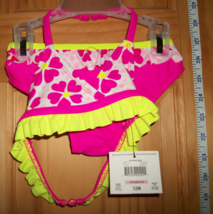 Fashion Gift Baby Clothes 12M Op Swimsuit Heart Bathing Suit Pink Bikini Swim - £11.34 GBP