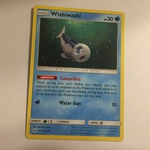 2016 Wishiwashi Pokemon Basic Rare Card 44/149 - $49.47 MXN