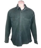 VTG St John’s Bay Button Up Down Shirt LT Chamois Cloth Heavy Flannel Sh... - €27,67 EUR