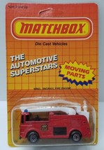 1987 Matchbox SuperStars Snorkel Fire Engine vehicle MB 63 NIP - £7.05 GBP