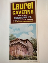 VTG Ephemera LAUREL CAVERNS UNIONTOWN PA BROCHURE 1973 to 1976 - £7.70 GBP