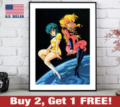 Iczer-One Anime Poster 18&quot; x 24&quot; Print Retro 80s 90s Wall Art Fight! Iczer-1 1 - £10.65 GBP