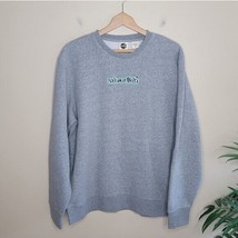 NWT Levi&#39;s | Silvertab Gray Graphic Crewneck Sweatshirt, Size Large - £33.53 GBP