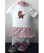 Infant Embroidered Western Bodysuit Skirt Pony 6-9 months + Headband &amp; S... - $36.85 CAD